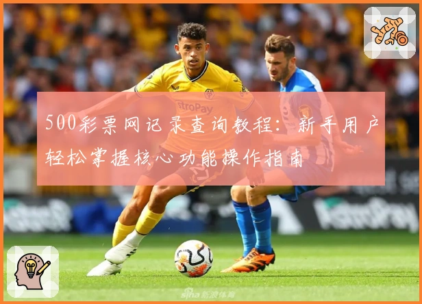 500彩票网记录查询教程：新手用户轻松掌握核心功能操作指南